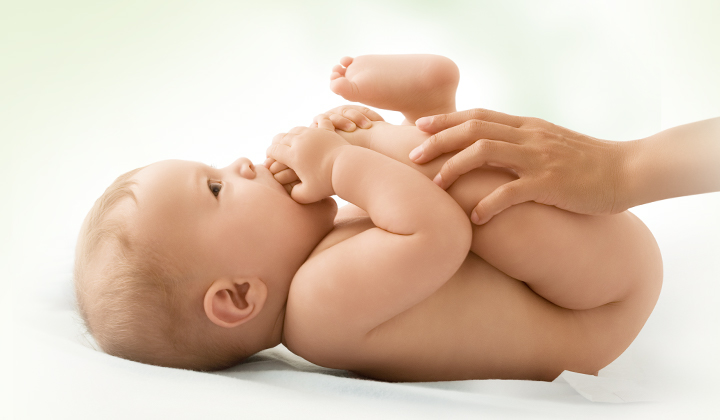 Wunden Babypo pflegen